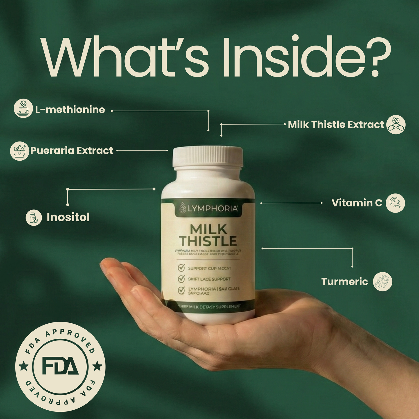 Lymphoria Milk Thistle Capsules